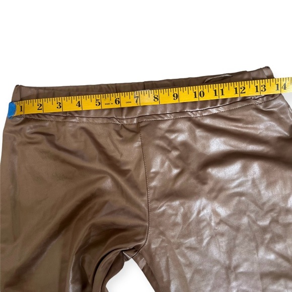 🔴 $5 Sale Solitaire Pull On Tan Metallic Jeggings  NWT - Picture 6 of 9